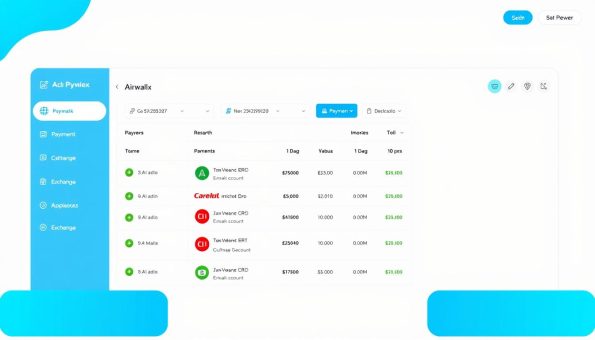 Airwallex空中云汇平台界面展示