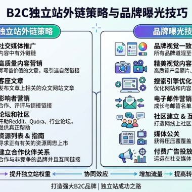 B2C独立站外链策略与品牌曝光技巧