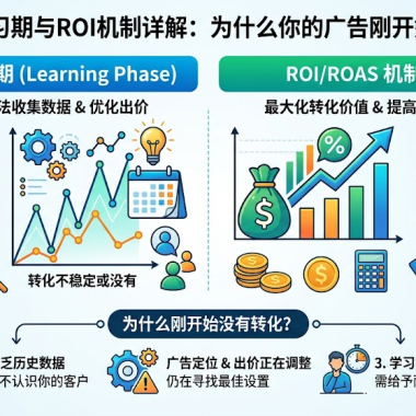 谷歌广告学习期与ROI机制详解：为什么你的广告刚开始没有转化？