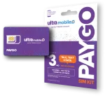 美国Ultra Mobile Paygo手机卡/购买/话费充值 T-Mobile网络 月租3美元 支持eSIM 顺丰速发