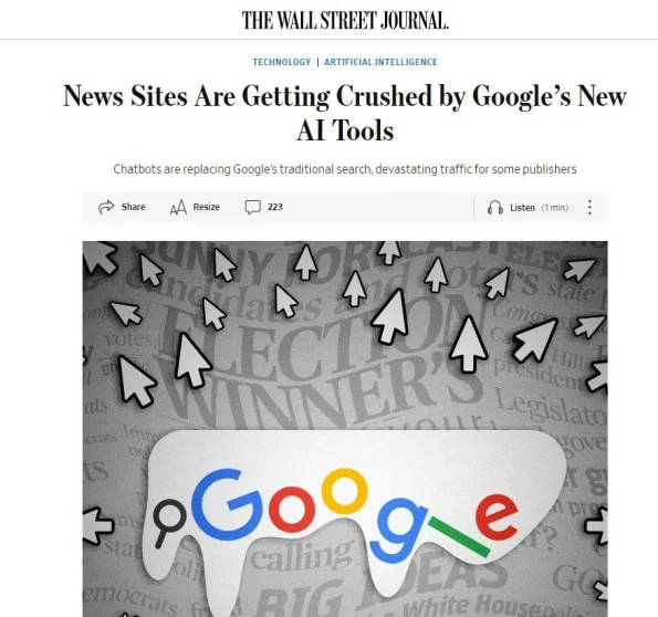 Google AI 搜索上线:内容创作者的噩梦?还是机会? Google AI 搜索上线:内容创作者的噩梦?还是机会?