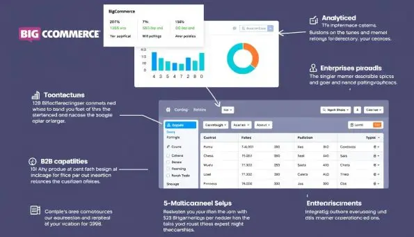 BigCommerce平台界面，作为除了Shopify还有什么平台的企业级选择