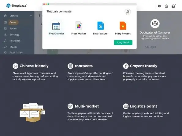 店匠Shoplazza平台界面，作为除了Shopify还有什么平台的中国本土选择