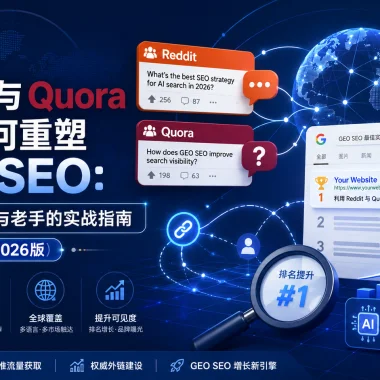 Reddit 与 Quora 外链如何重塑 GEO SEO:一篇写给新手与老手的实战指南(2026 版)